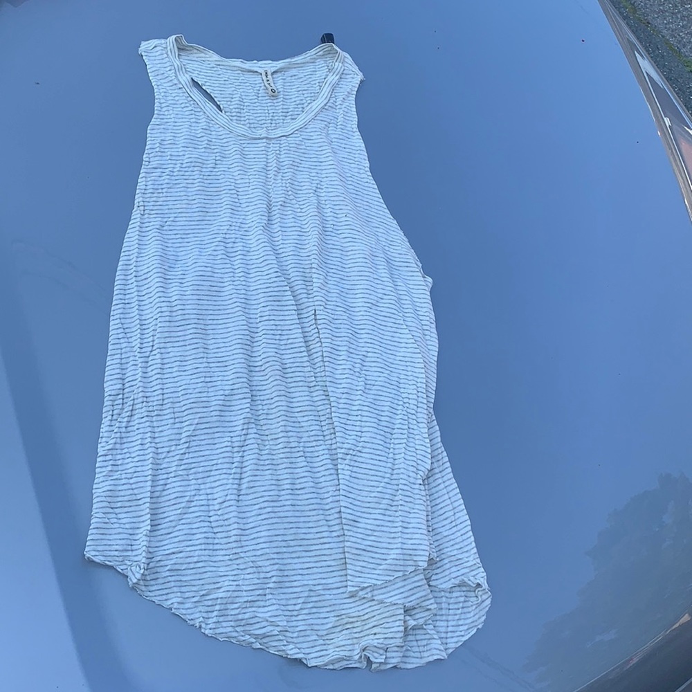 size M emma and sam LF striped tank